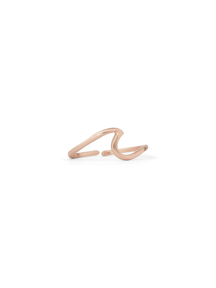 PURA VIDA WAVE TOE RING - CLEARANCE