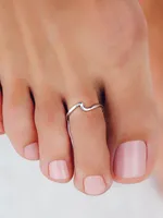 PURA VIDA WAVE TOE RING - CLEARANCE