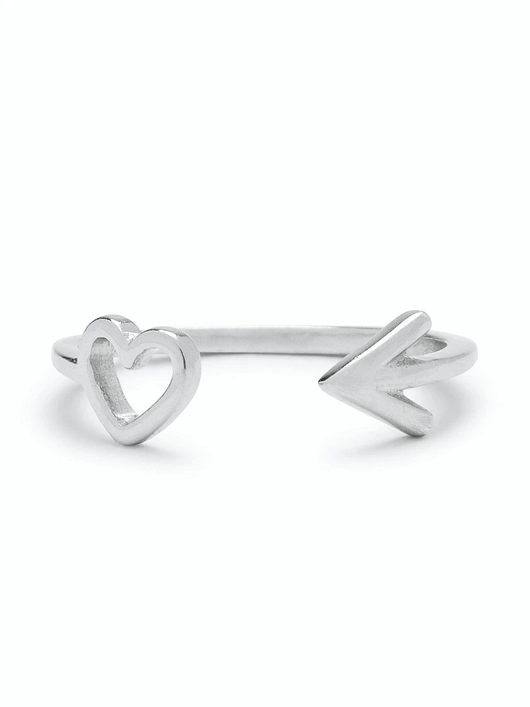 PURA VIDA HEART & ARROW TOE RING - CLEARANCE