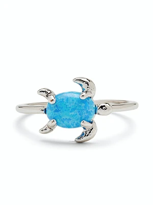 PURA VIDA OPAL SEA TURTLE RING - CLEARANCE