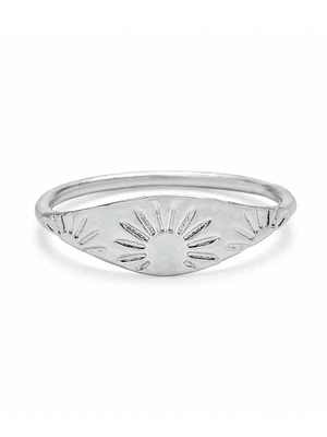 PURA VIDA ENGRAVED SUN RING - CLEARANCE