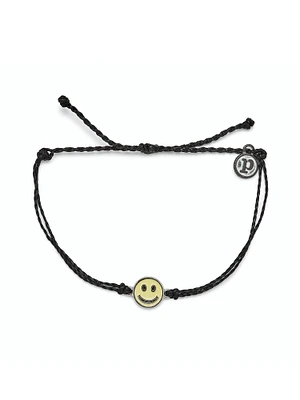 PURA VIDA ENAMEL HAPPY FACE BRACELET - CLEARANCE