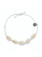 PURA VIDA KNOTTED COWRIES ANKLET