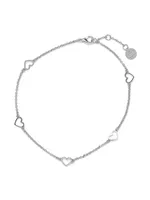 PURA VIDA DAINTY HEARTS ANKLET