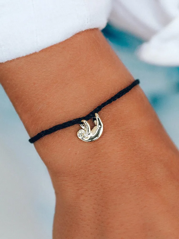 PURA VIDA SLOTH GOLD BRACELET - CLEARANCE