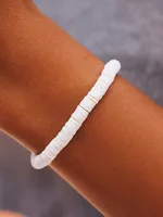 PURA VIDA PASTEL DISC STRETCH BRACELET - CLEARANCE