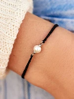 PURA VIDA SIMPLE PEARL BEAD CHARM BRCLT