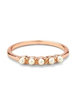 PURA VIDA MINI PEARL PAVE RING