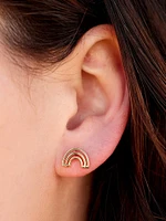 PURA VIDA CHASING RAINBOWS STUD EARRINGS - CLEARANCE