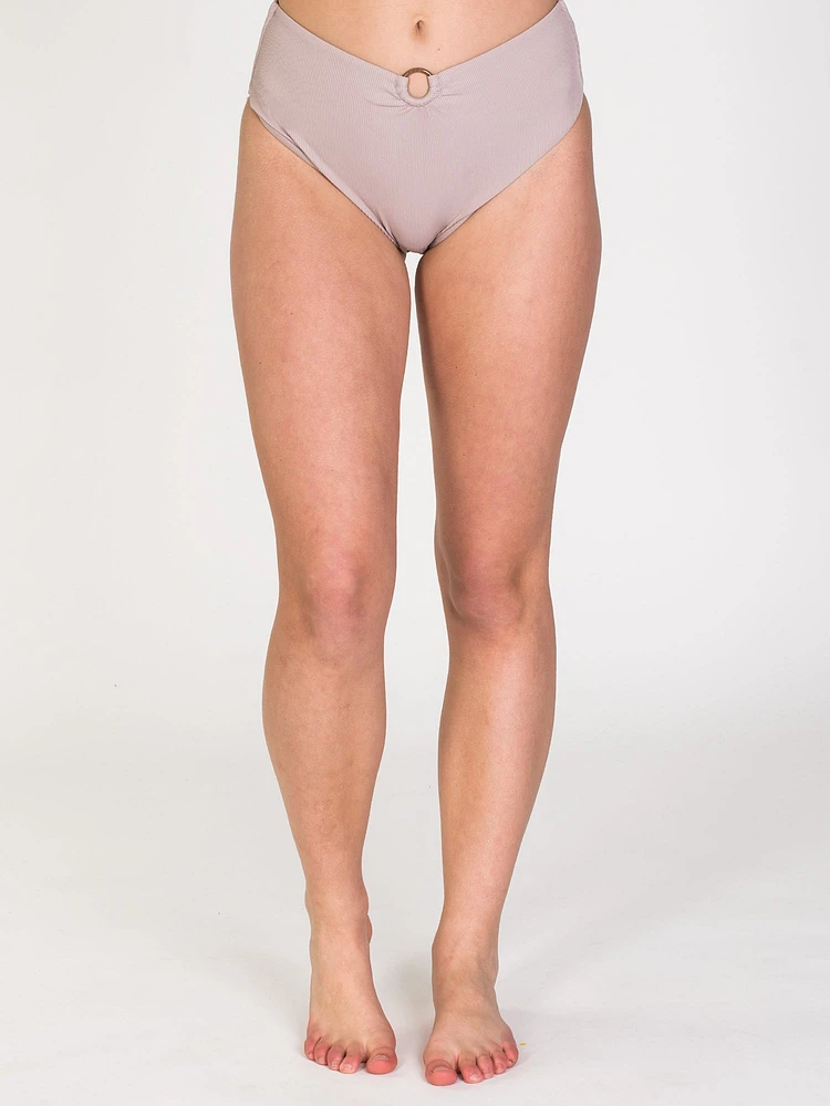 QUINTSOUL MALIBU HIGH-RISE BIKINI BOTTOM - CLEARANCE