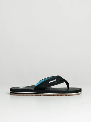 MENS QUIKSILVER ISLAND OASIS II FLIP FLOP SANDAL - CLEARANCE