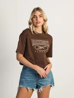 REEBOK CLASSIC BIG LOGO SHORT SLEEVE CROP TEE