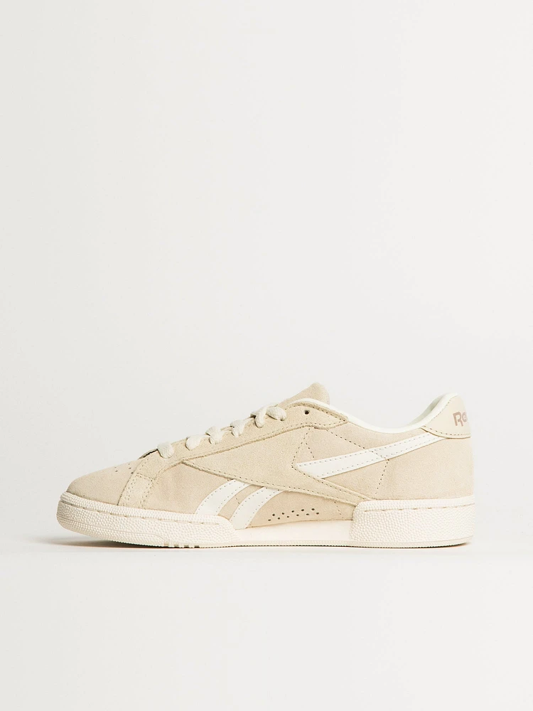 WOMENS REEBOK CLUB C GROUNDS UK SNEAKER - CHALK