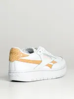 WOMENS REEBOK CLUB C DOUBLE SNEAKER - CLEARANCE