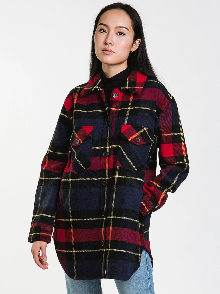 RAZZLE DAZZLE JESSICA PLAID JACKET - CLEARANCE