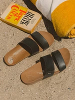 WOMENS REEF CUSHION VISTA SLIDE SANDAL