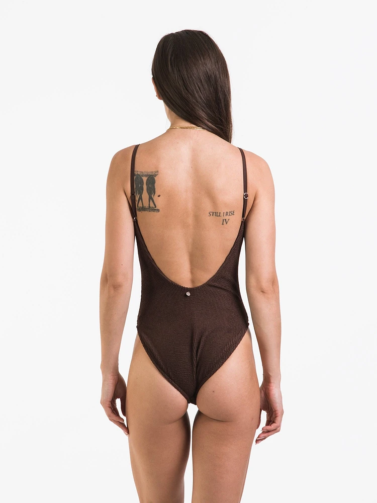 RHYTHM WAVE BREAK MINIMAL SCOOPED BACK ONE-PIECE - CLEARANCE