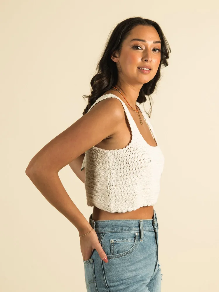 RIP CURL OCEANS TOGETHER CROCHET TANK TOP - CLEARANCE