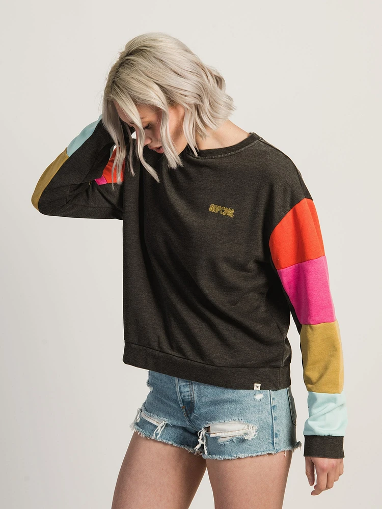 RIP CURL SURF REVIVAL CUT N SEW CREWNECK