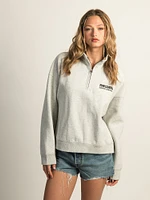 RIP CURL SURF PUFF QUARTER ZIP - GRIS