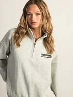 RIP CURL SURF PUFF QUARTER ZIP - GRIS