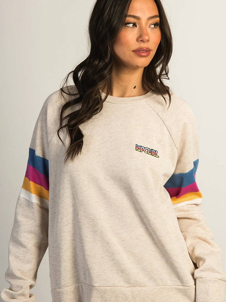 RIPCURL LAS DALIAS RAGLAN CREWNECK