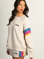 RIPCURL LAS DALIAS RAGLAN CREWNECK