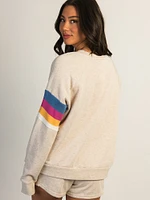 RIPCURL LAS DALIAS RAGLAN CREWNECK