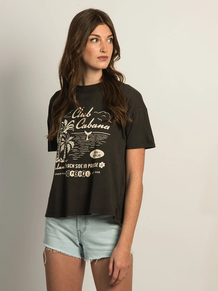 RIP CURL CLUB CABANA RELAXED T-SHIRT