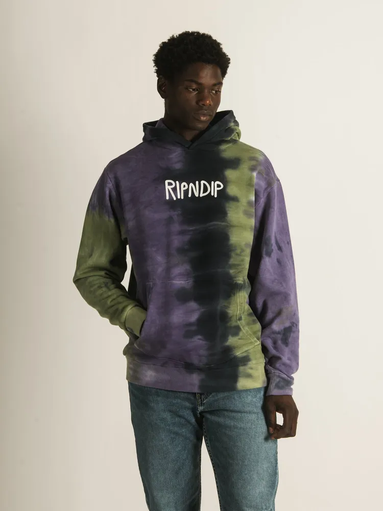 RIP N DIP RND RUBBER LOGO HOODIE