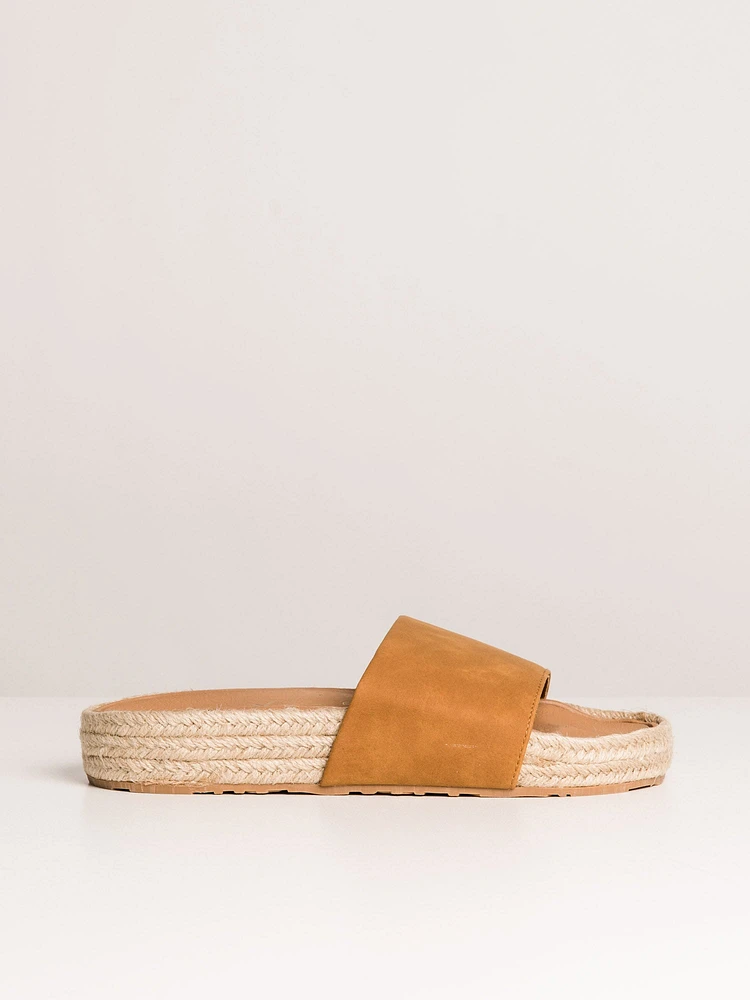 WOMENS ROXY SLIPPY ESPADRILLE SLIDE SANDAL - CLEARANCE