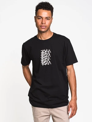 RVCA MULTI-SCRIPT SHORT SLEEVE TEE - CLEARANCE