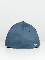 RVCA FLEXFIT HAT - GREY/BLUE CLEARANCE