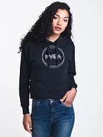 WOMENS TRI MOTORS PULLOVER HOODY - BLACK CLEARANCE