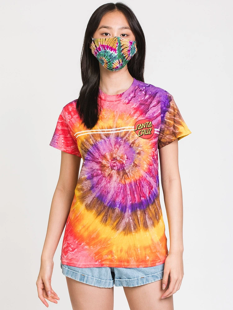T-SHIRT TIE DYE À POIS CLASSIQUE POUR FEMMES