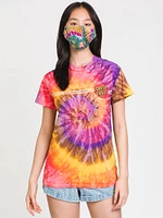 T-SHIRT TIE DYE À POIS CLASSIQUE POUR FEMMES