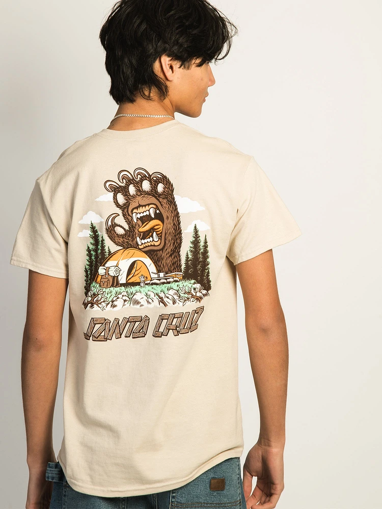 T-SHIRT SANTA CRUZ SCREAMING GRIZZLY