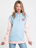 SANTA CRUZ WAVE POPY SLICE PULLOVER HOODIE - CLEARANCE