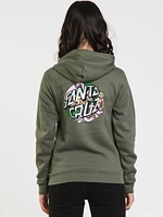 SANTA CRUZ STRABGE FISHEYE DOT HOODIE - CLEARANCE