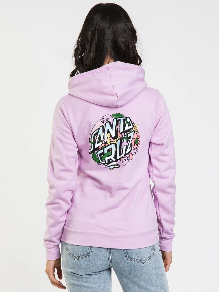 SANTA CRUZ STRANGE FISHEYE DOT HOODIE - CLEARANCE