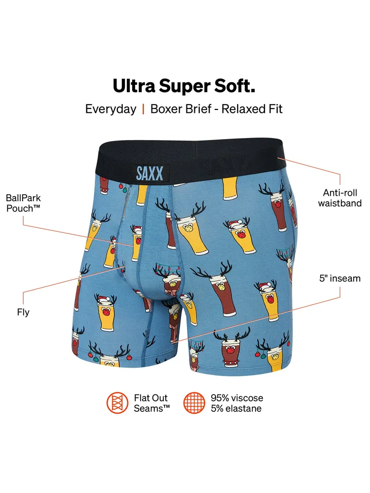 SAXX ULTRA BOXER BRIEF BREW DOLPH