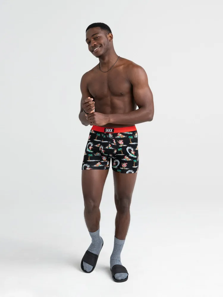 SAXX ULTRA BOXER BRIEF CHILLAXIN SANTA - CLEARANCE