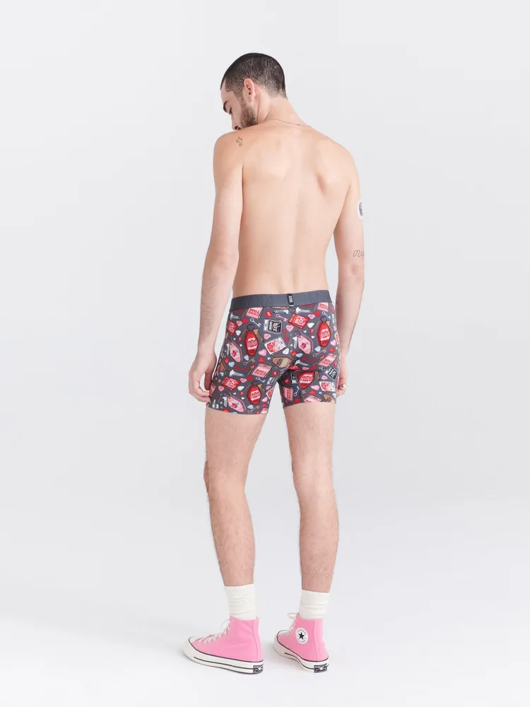 SAXX DROP TEMP COOLING COTTON BOXER BRIEFS