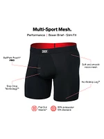 SAXX MULTI SPORT MESH BOXER BRIEF-FLY