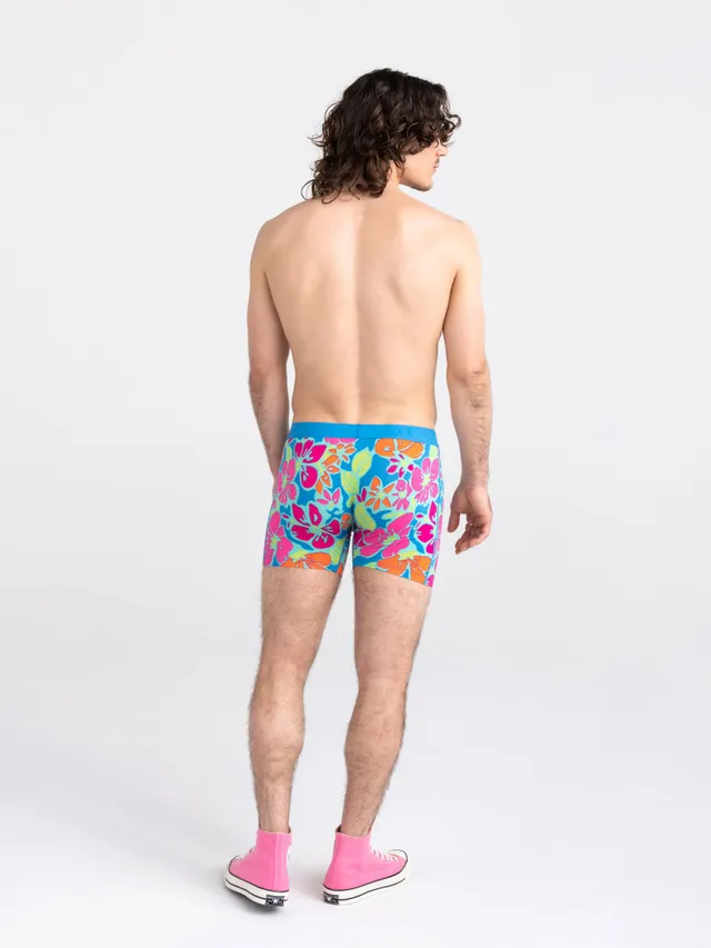 SAXX UNDERWEAR Vibe Butterfly Palm Multi Soft Boxer Briefs