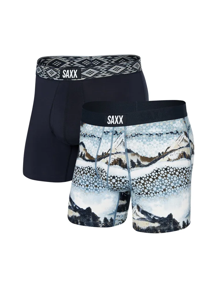 Saxx Men's Vibe Boxer Brief - 2 Pack