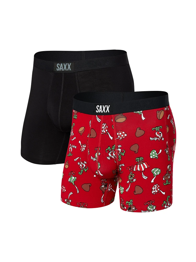 SAXX VIBE BOXER BRIEF 2 PACK KISS