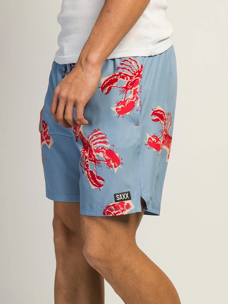 SAXX OH BUOY 2IN1 VOLLEY SHORT - LOBSTER