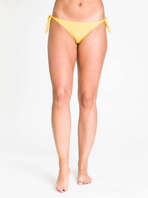 KNOTTIE SIDE BIKINI BOTTOM - GOLD CLEARANCE