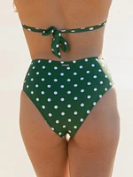 SKINNY DIP DOTTY KNOTTIE FRONT MIDI BOTTOM - CLEARANCE